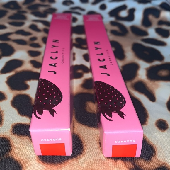 JACLYN Cosmetics Strawberry Feels Poutspoken Lip Liner Crayon in SUGARED New LOT - Picture 5 of 16